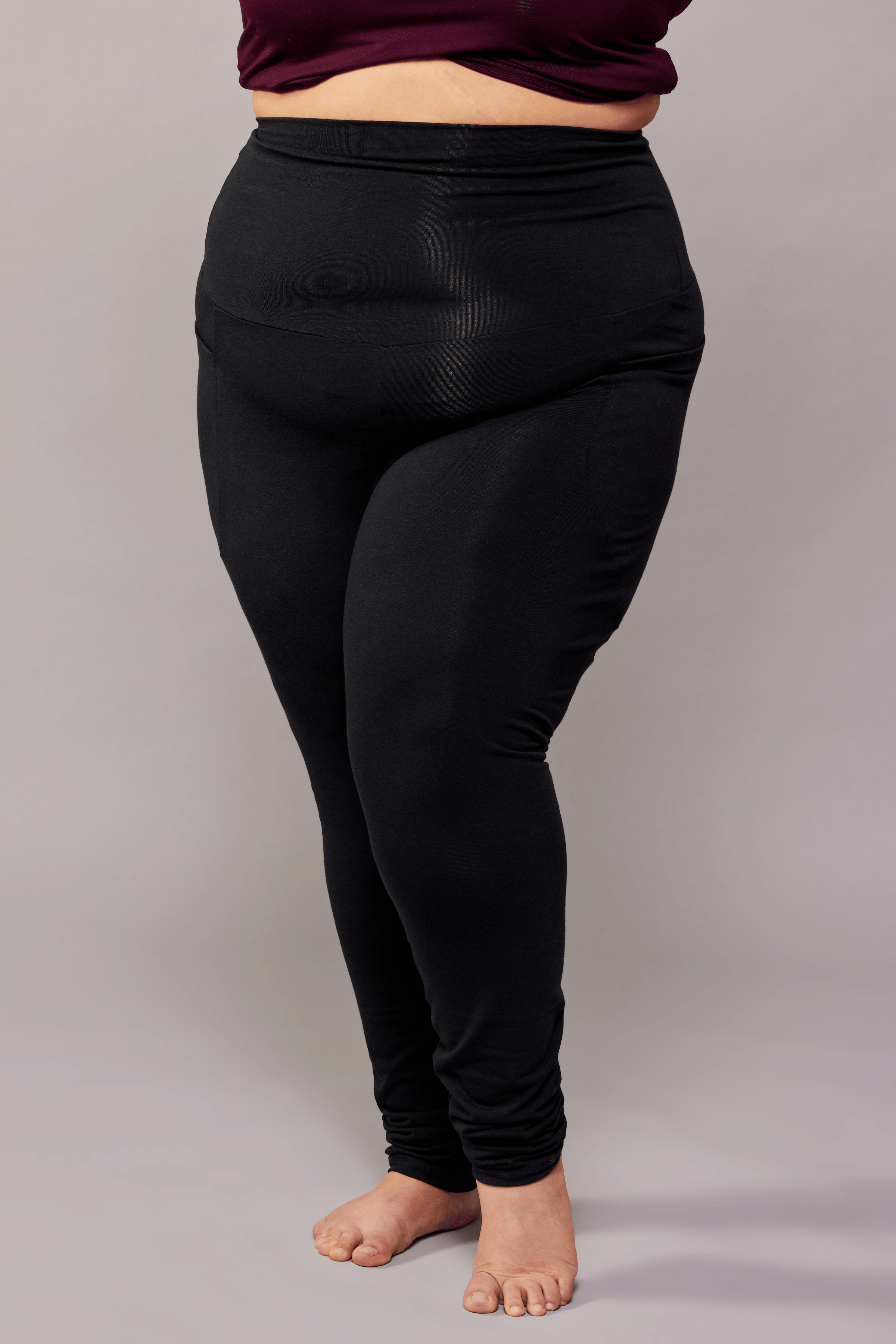 Legging naturel - noir