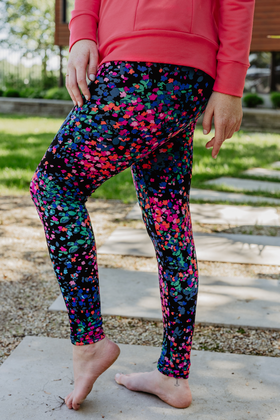 Legging à motifs - confetti