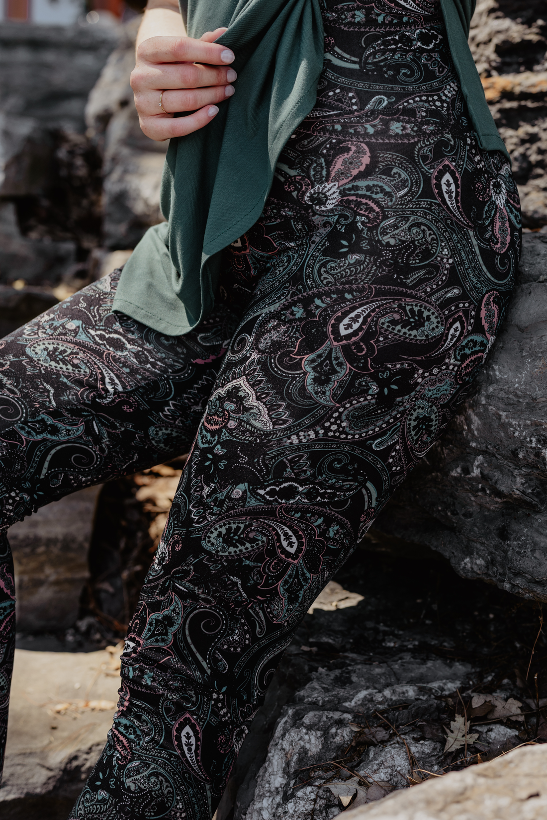 Legging à motifs - arabesque