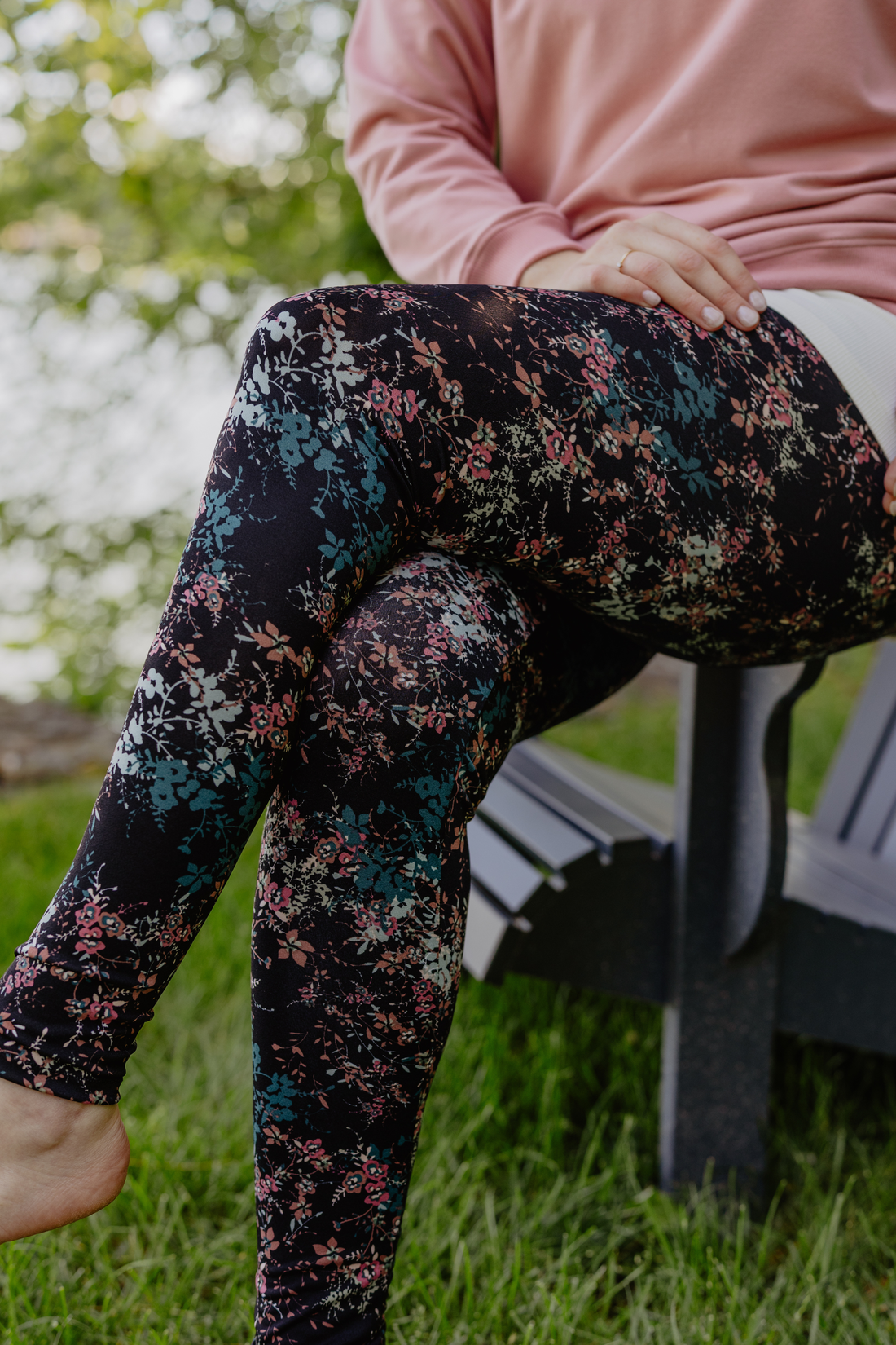 Legging à motifs - rosée