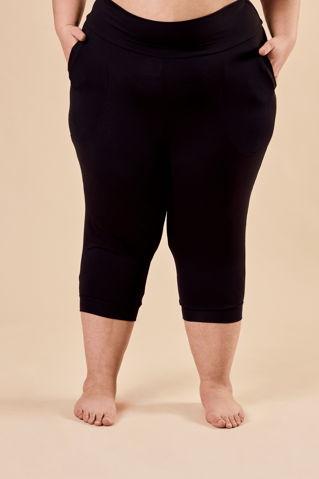 Jogger capri noir