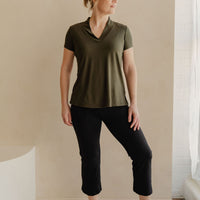 Pantalon habillé 3/4 - noir