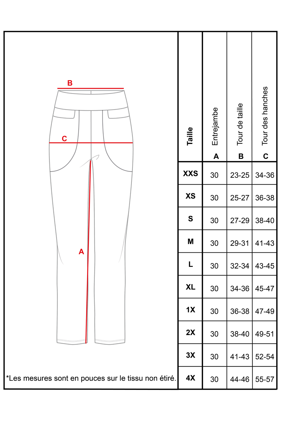 Pantalon habillé avec poches jambe droite - noir