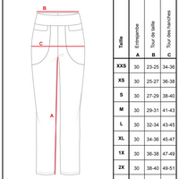 Pantalon habillé avec poches jambe droite - noir