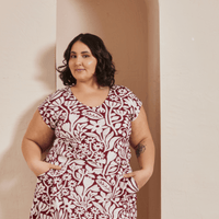 Robe Santorini camélia