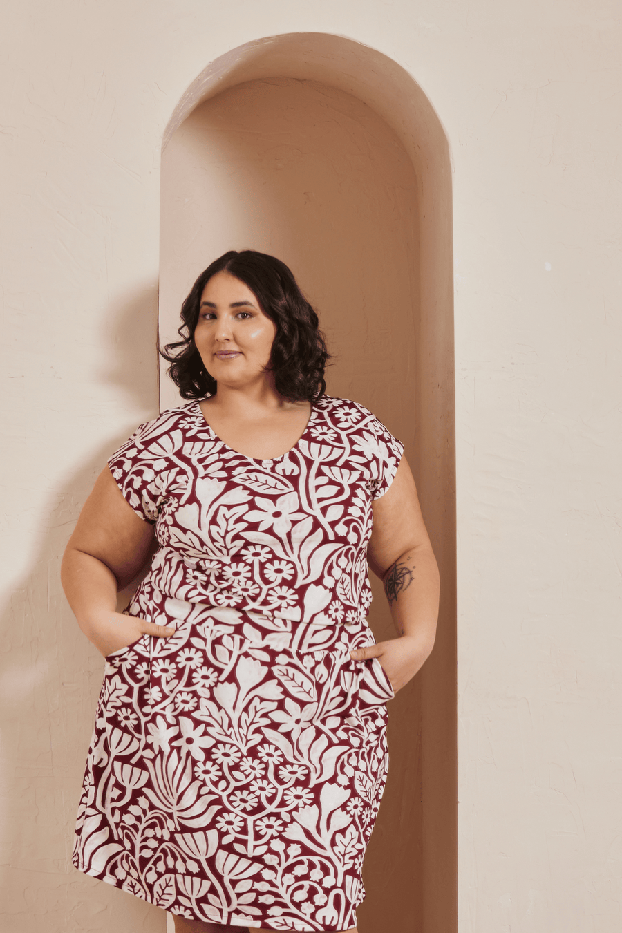 Robe Santorini camélia