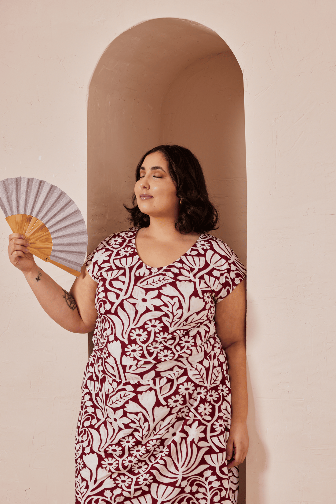 Robe Santorini camélia