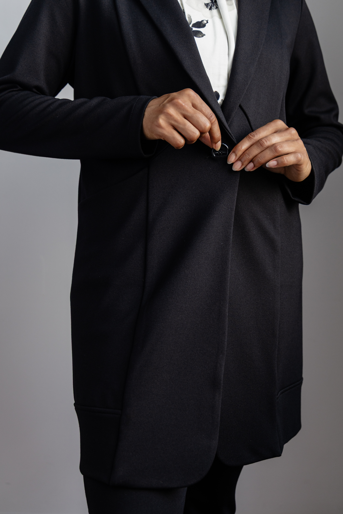 Veston long style redingote