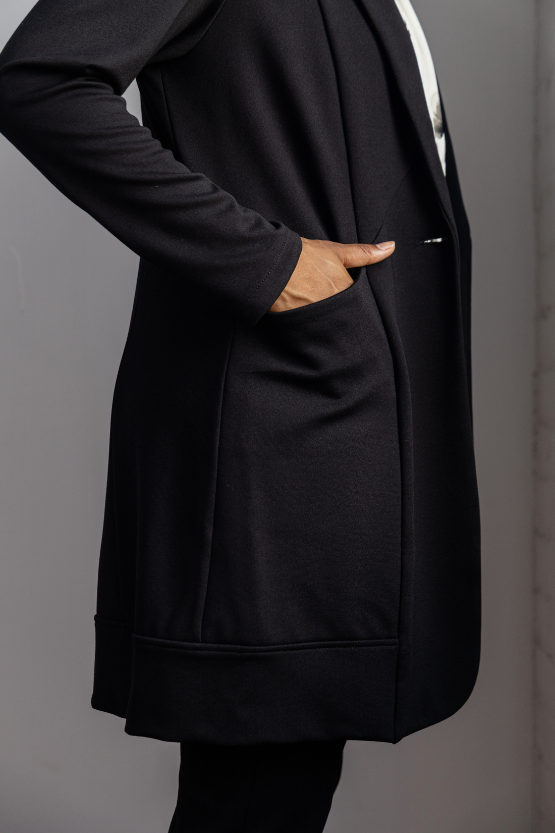 Veston long style redingote