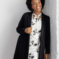 Veston long style redingote