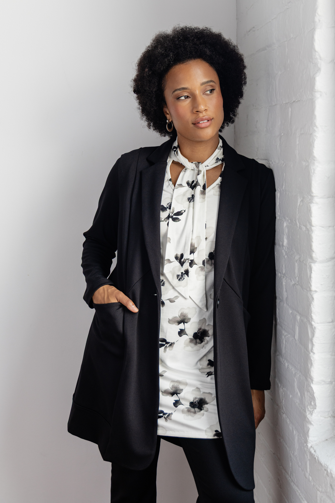 Veston long style redingote