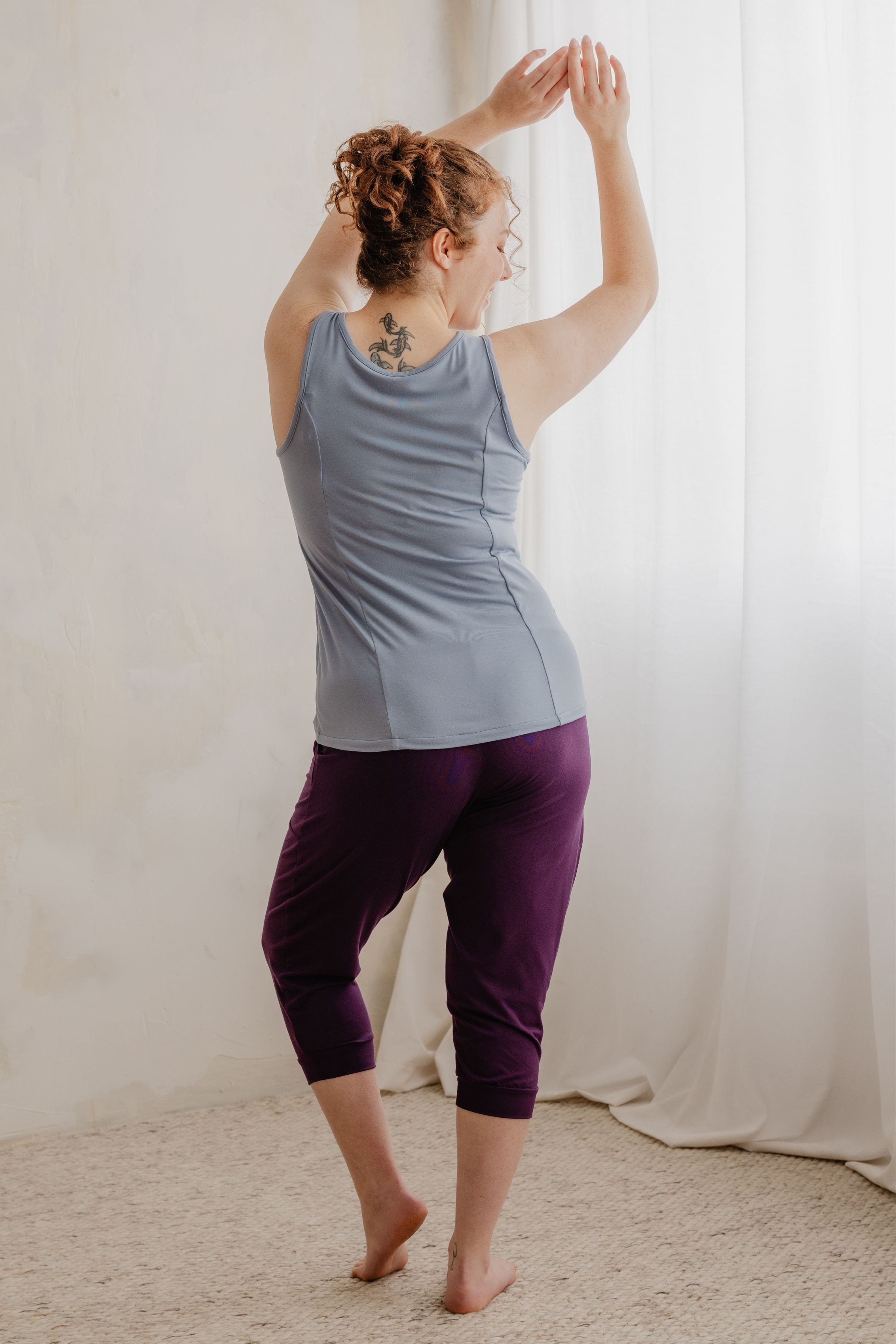 Camisole vacances - céleste