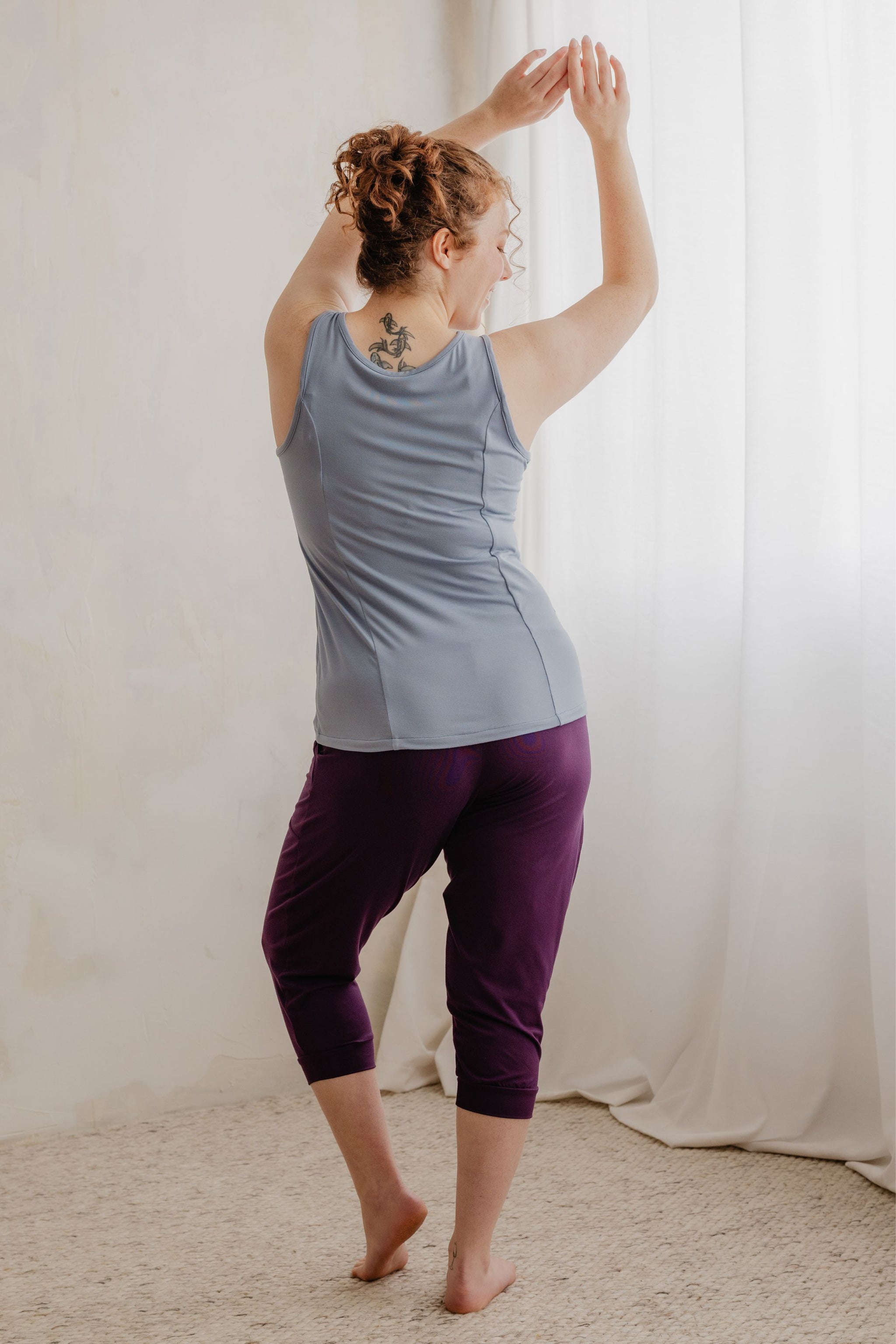 Camisole vacances - céleste