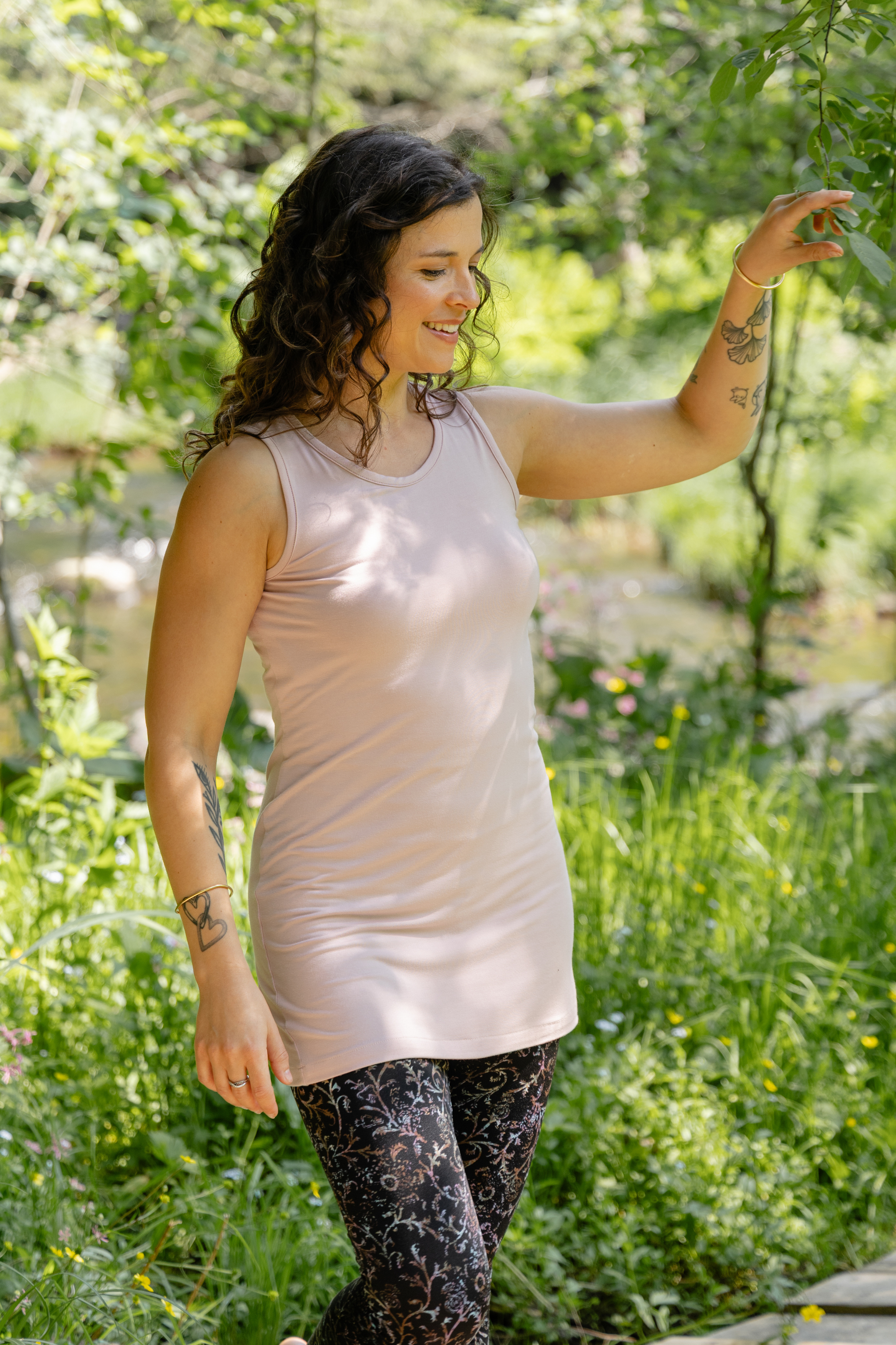 Camisole longue yoga - ballerine