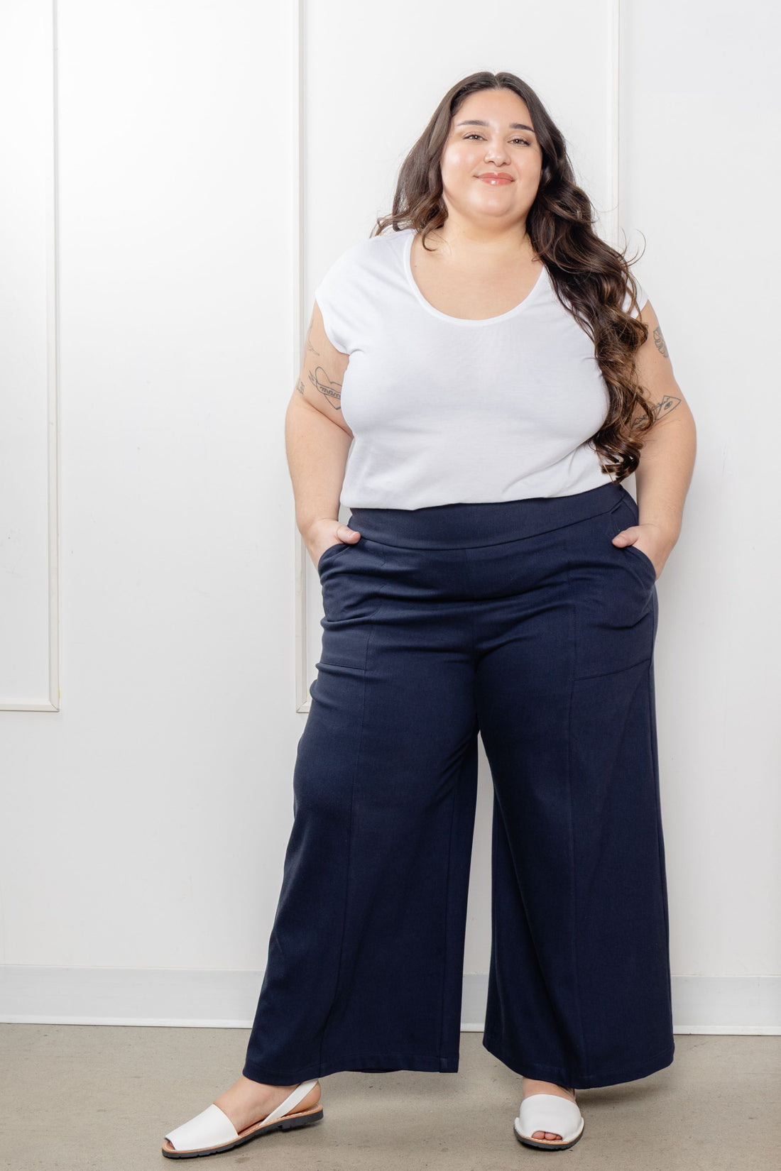 Haut sans manches - blanc doux