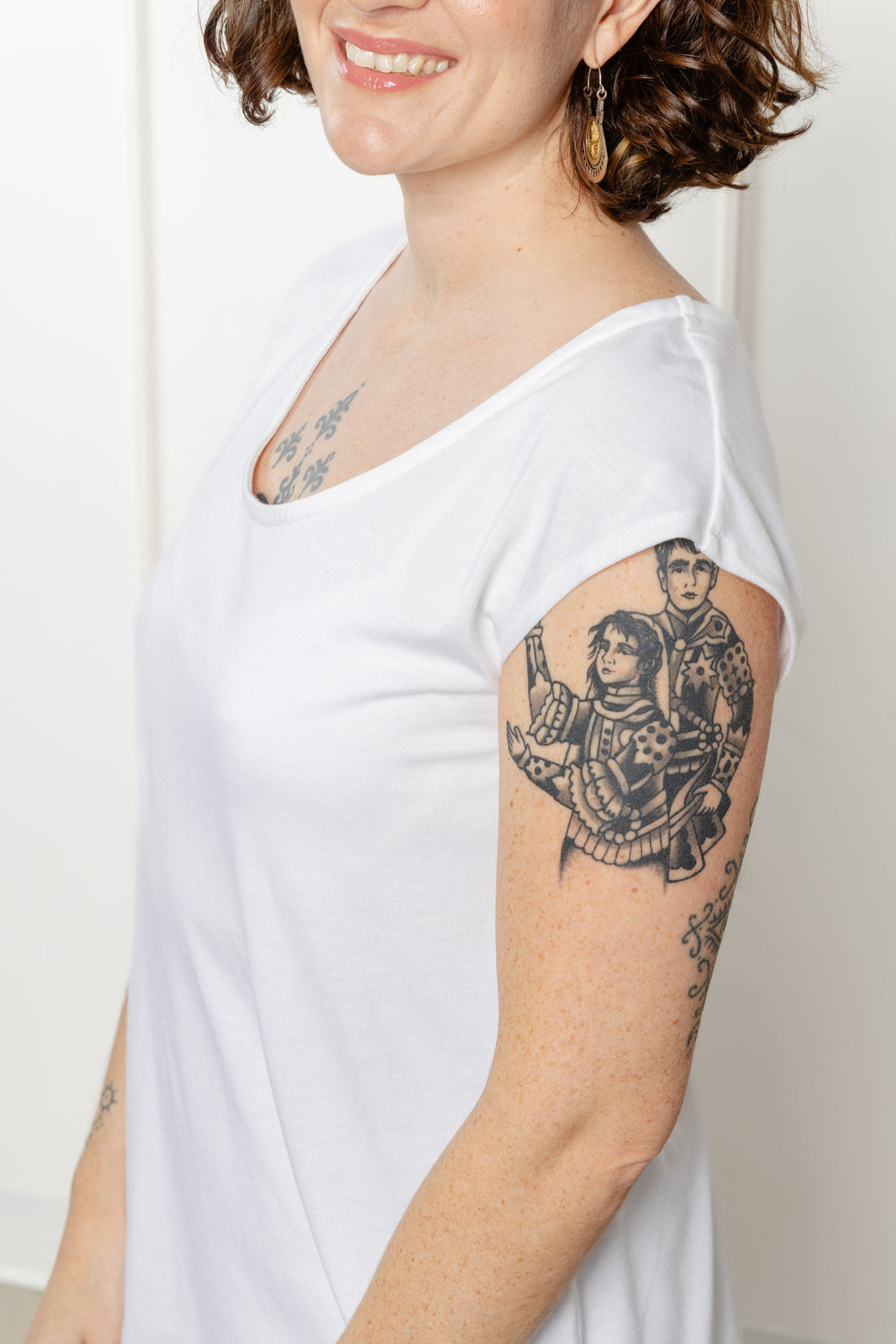 Haut sans manches - blanc doux