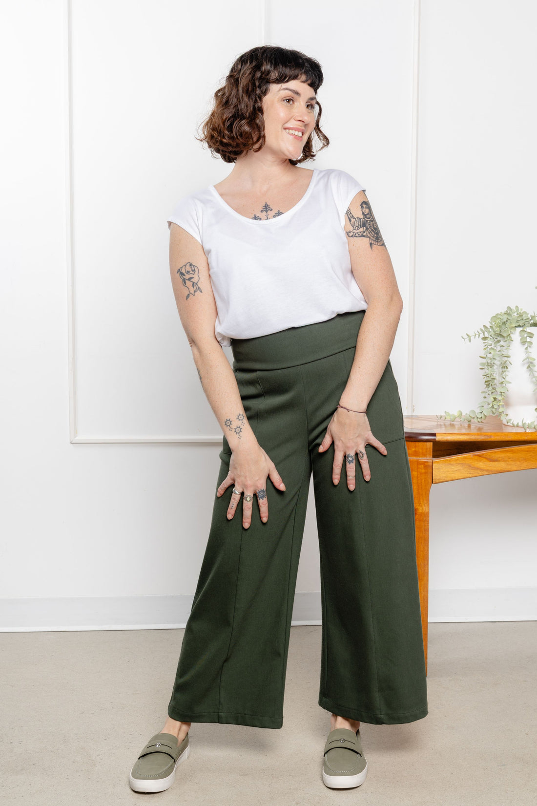 Haut sans manches - blanc doux