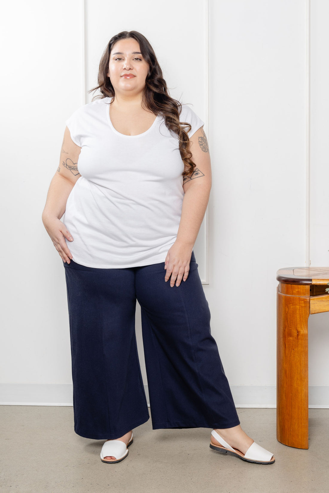 Haut sans manches - blanc doux