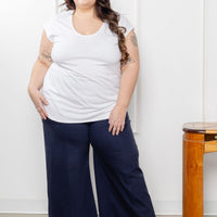 Haut sans manches - blanc doux