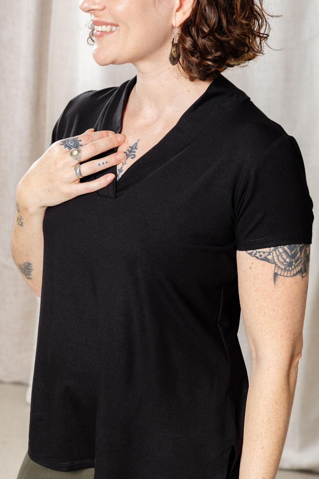 Polo à manches courtes - noir