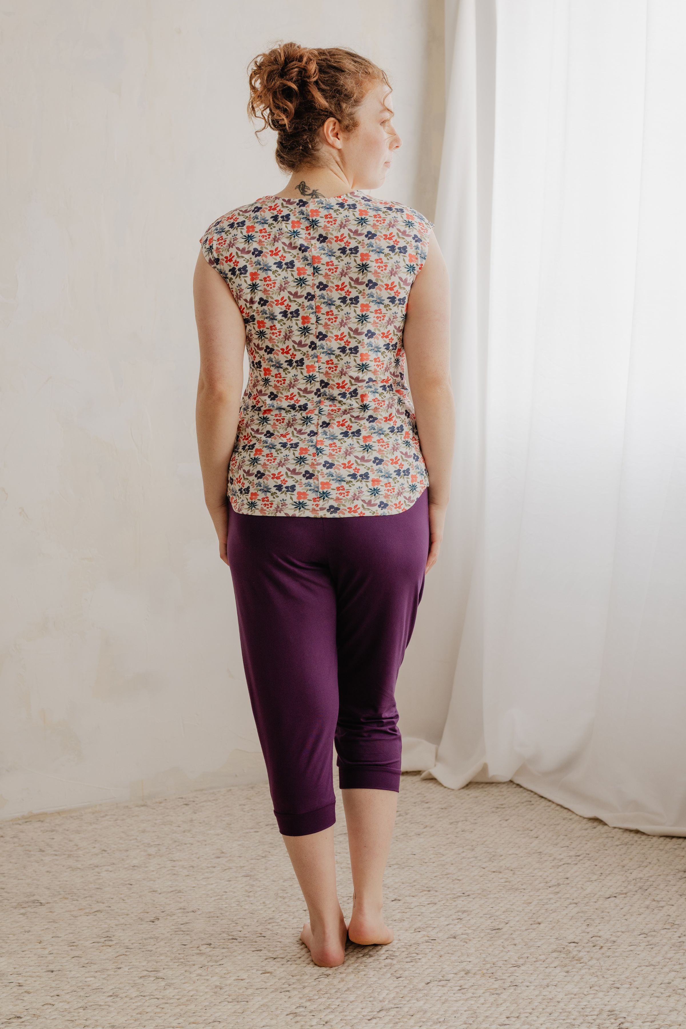 Jogger capri - améthyste