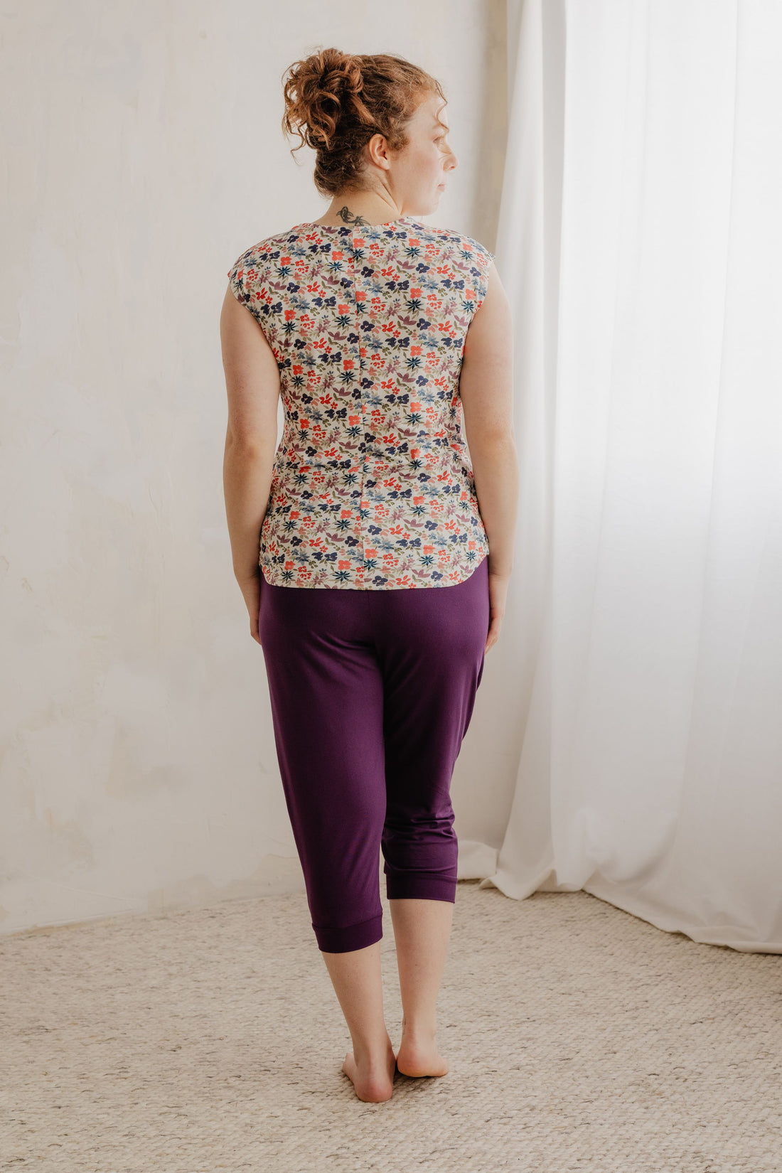 Jogger capri - améthyste