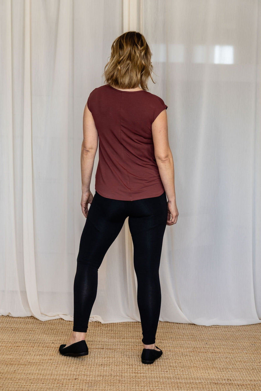 Legging naturel - noir