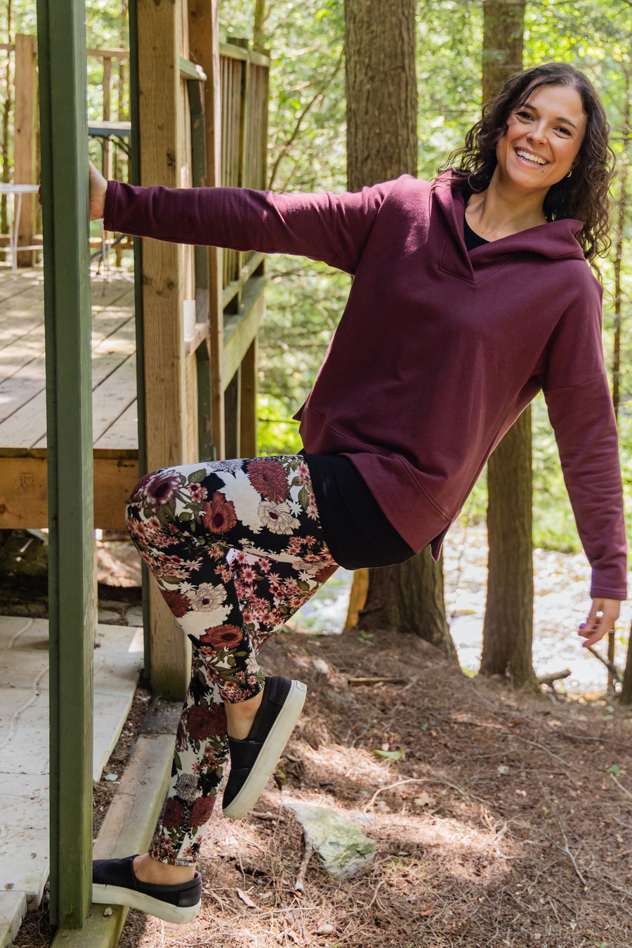 Legging - pivoines