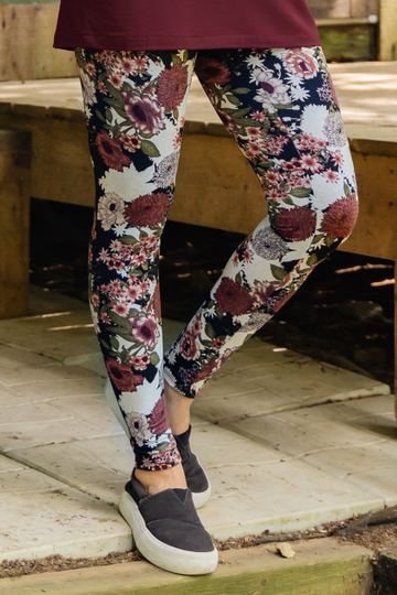 Legging - pivoines