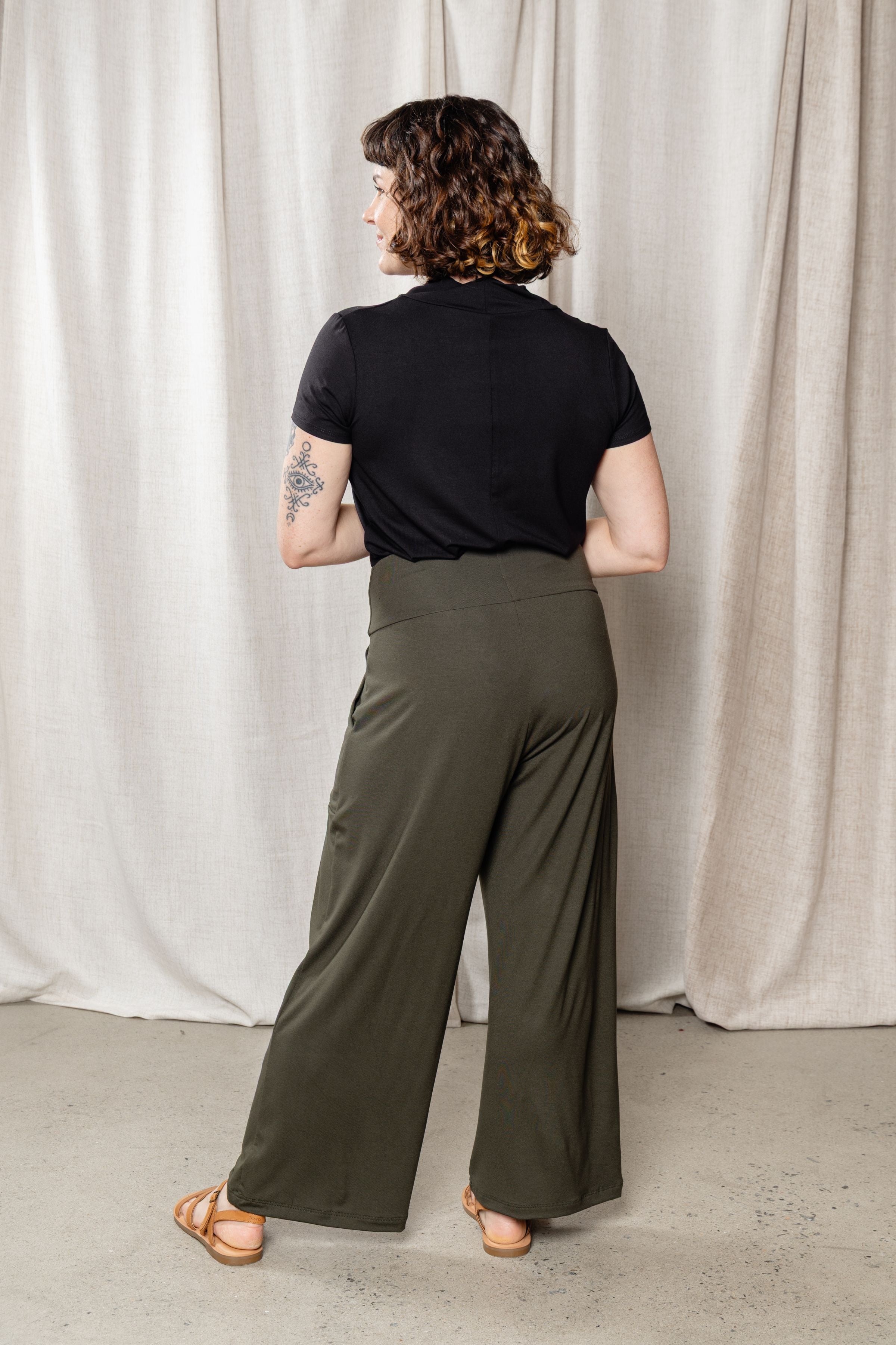 Pantalon gaucho - romarin