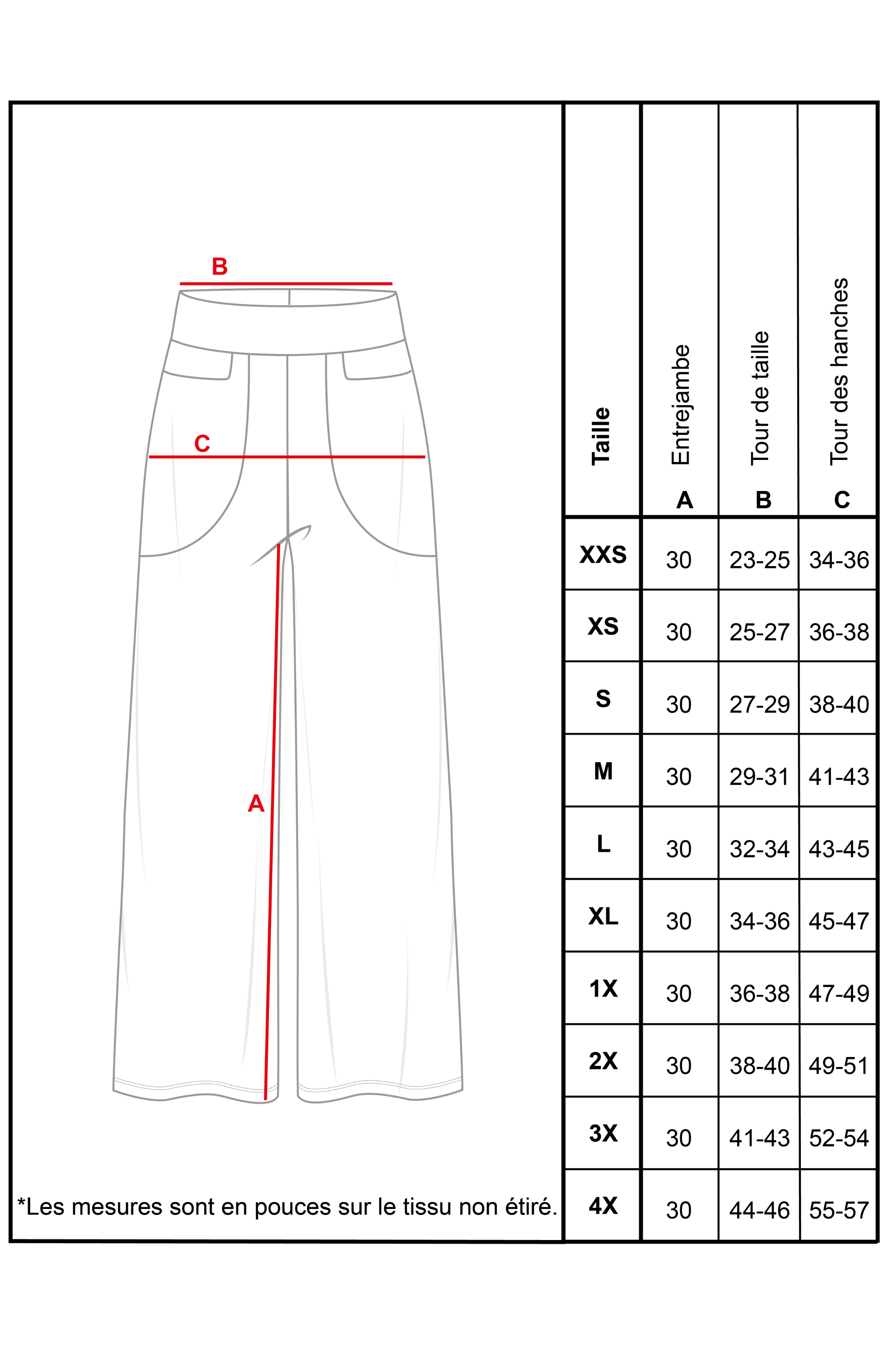 Pantalon habillé avec poches jambe semi-évasée - noir