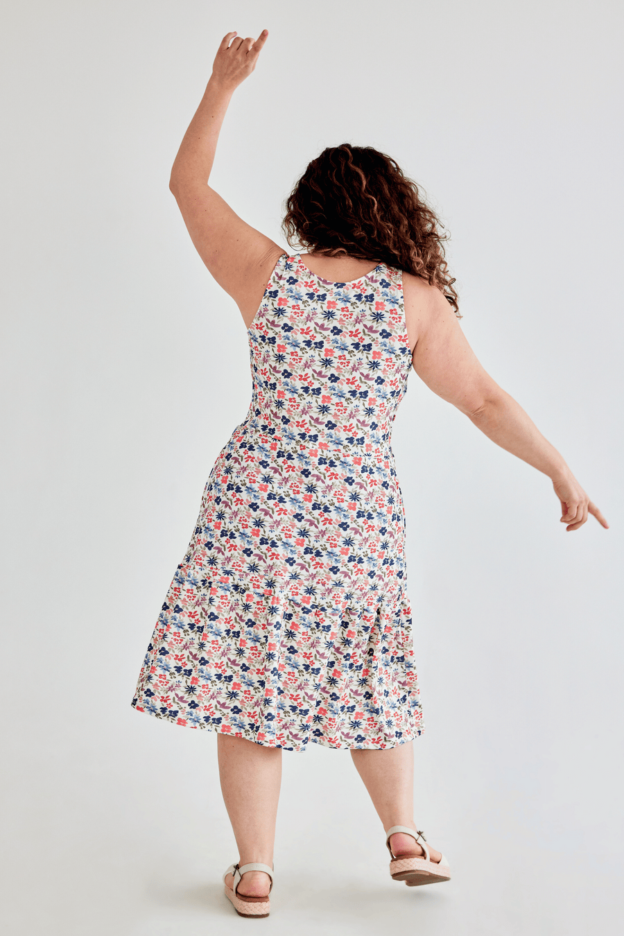 Robe à fronces - floraison