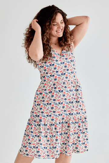 Robe à fronces - floraison