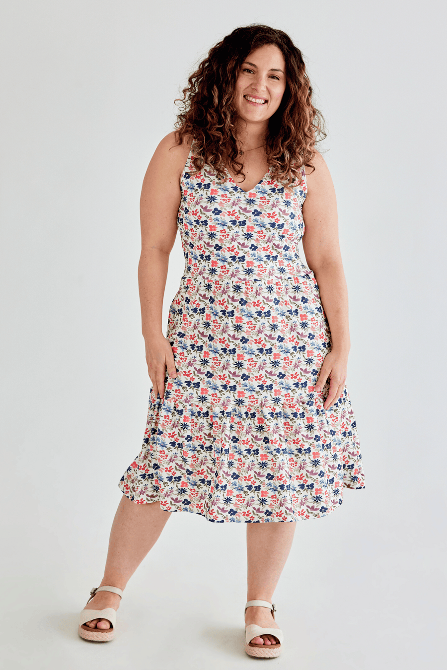 Robe à fronces - floraison