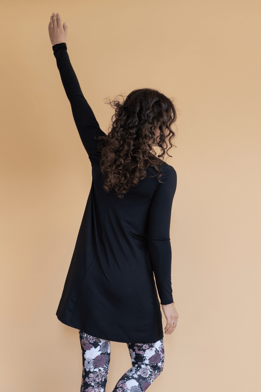 Tunique trapeze Noir Fait au Quebec XXS a 4X