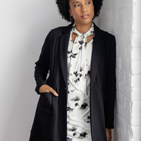 Tunique lavallière - pensées